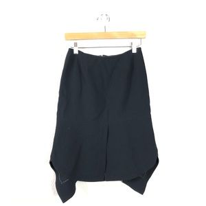 ALAIA Skirt Wool Asymmetrical Pencil